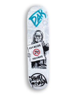 Skate Deck - Legalize Feelings - Product Mockup