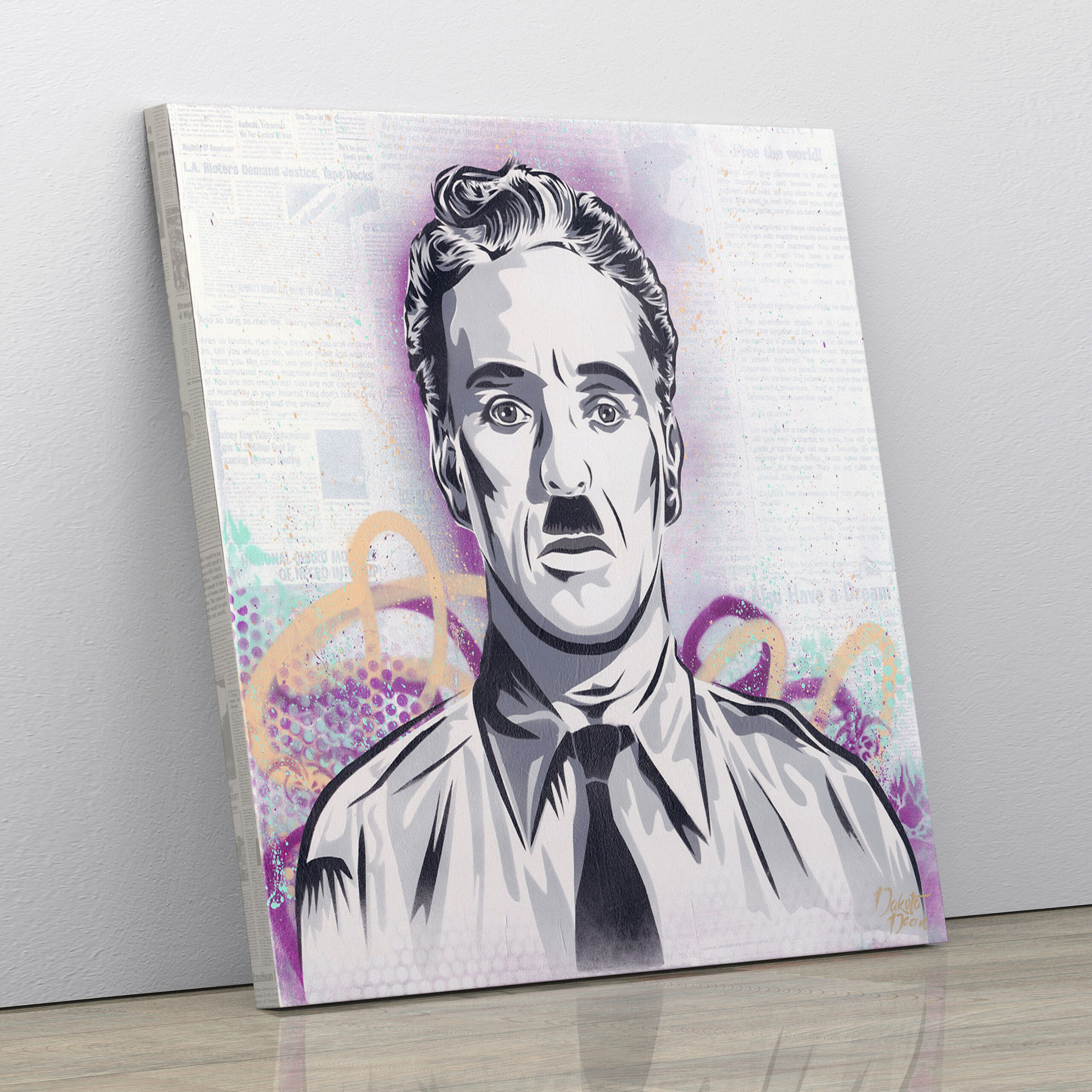 The Great Dictator - Canvas Mockup