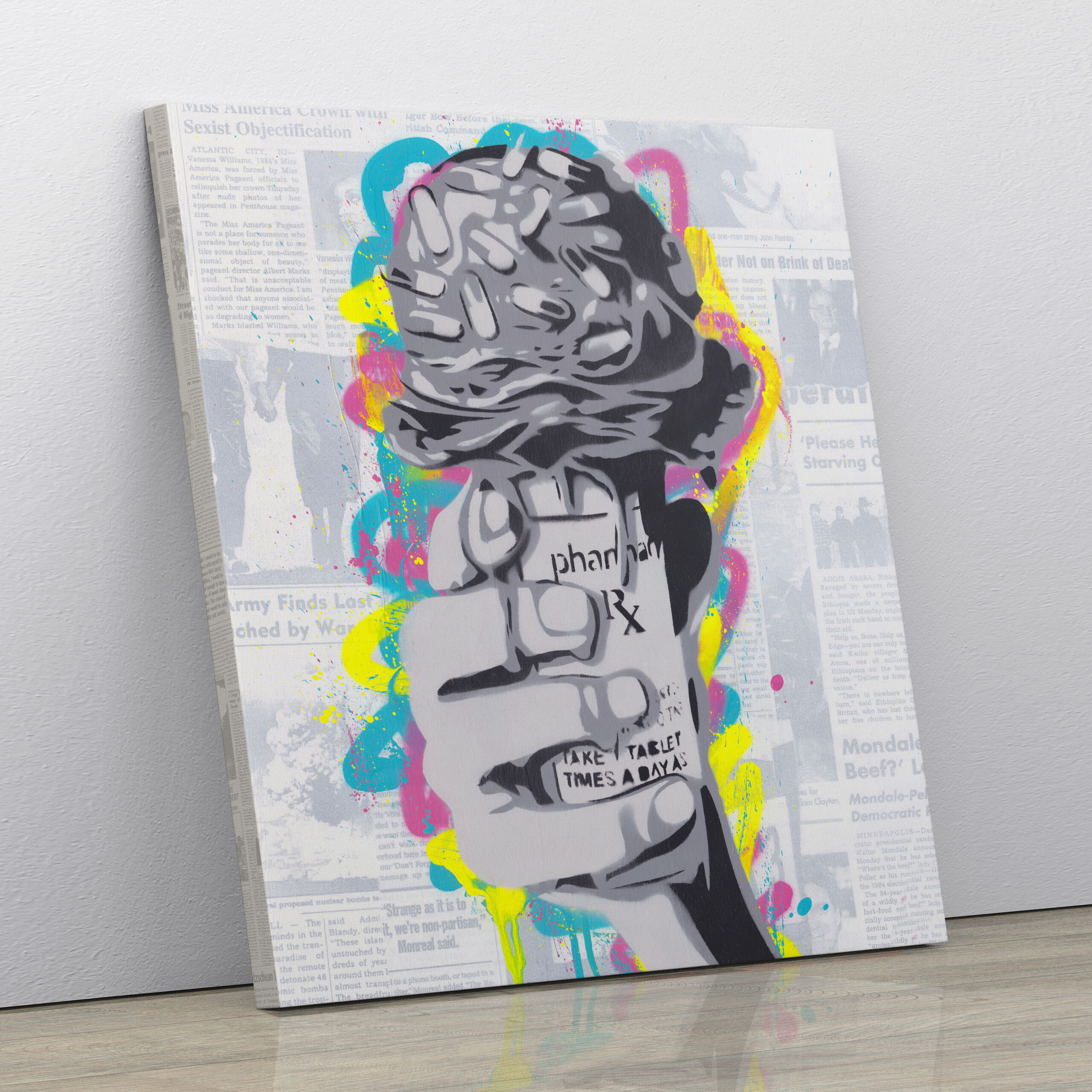 Makes Ya Feel Better Canvas Mockup